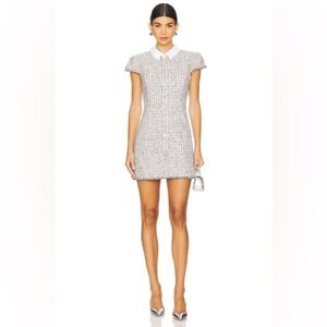 Likely Textured Gray Mini Dress